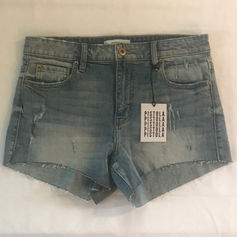 Pistola Jean Shorts Cut Off Distressed size 29 NWT